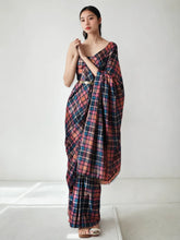 Chinon Digital Print Ready To Wear Saree With Blouse Piece-MWB-VP5022-MULTI